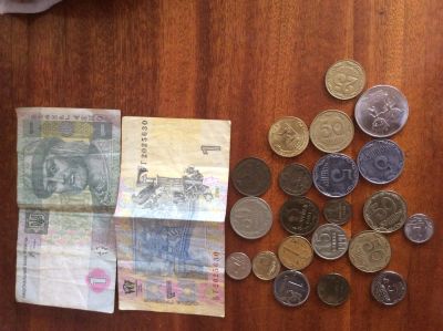 Лот: 3818423. Фото: 1. Набор монет и банкнот (Украина... Россия после 1991 года