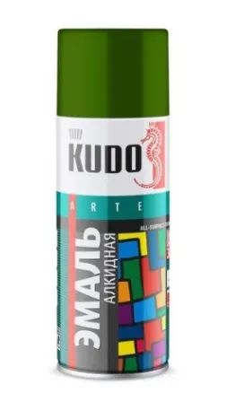 Лот: 12943320. Фото: 1. Краска-спрей Kudo KU-1005 хаки. Краски, лаки, растворитель
