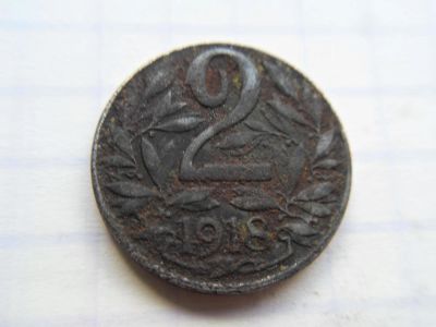 Лот: 9528890. Фото: 1. Австрия 2 геллера 1918. Германия и Австрия