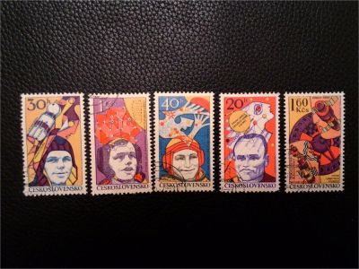 Лот: 10483446. Фото: 1. 1977. Чехословакия. Космос. Полная... Марки