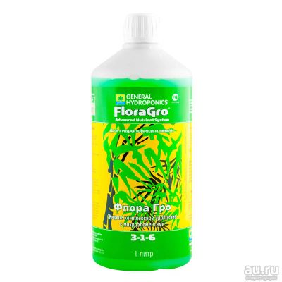 Лот: 15080603. Фото: 1. Удобрение Flora Gro GHE 1 L. Грунты, удобрения