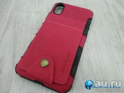 Лот: 13418637. Фото: 1. Чехол пластиковый iPhone X с визитницей... Чехлы, бамперы