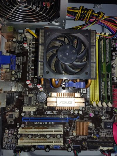 Лот: 19128250. Фото: 1. Материнская плата ASUS M3A78-CM... Комплекты запчастей