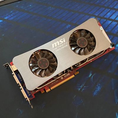 Лот: 20775369. Фото: 1. MSI GeForce GTX 275 896MB/ 448Bit. Видеокарты