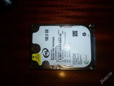 Лот: 1639088. Фото: 1. HDD 160GB. Жёсткие диски (HDD)