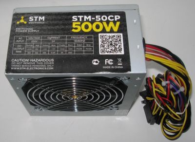 Лот: 4438233. Фото: 1. Блок питания STM 500W новый. Корпуса, блоки питания
