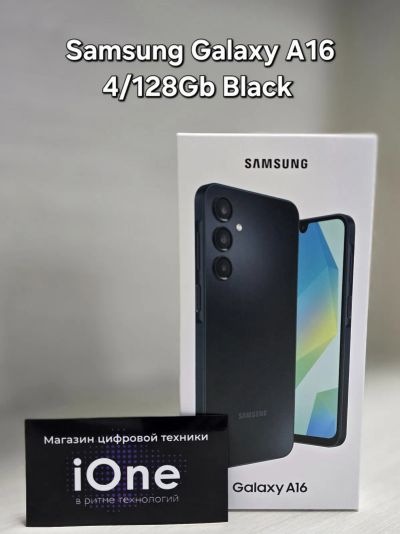 Лот: 24918599. Фото: 1. Samsung Galaxy A16 4/128Gb Black... Смартфоны
