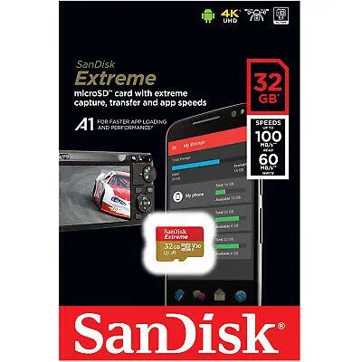 Лот: 20536817. Фото: 1. SD карта Sandisk Extreme 32Gb... Карты памяти