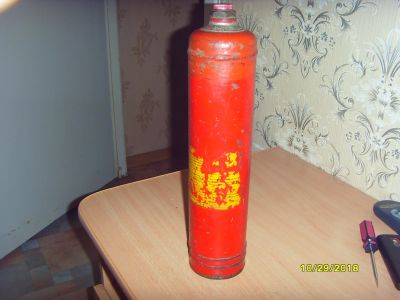 Лот: 12653228. Фото: 1. балон газовый 1 литр. Баллоны, газ в баллонах