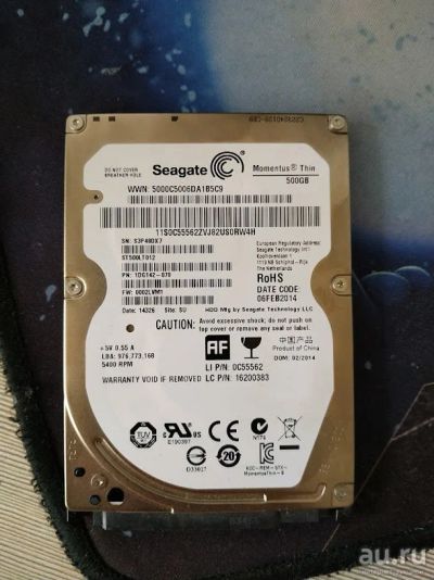 Лот: 18088283. Фото: 1. жесткий диск . seagate 500gb. Жёсткие диски (HDD)