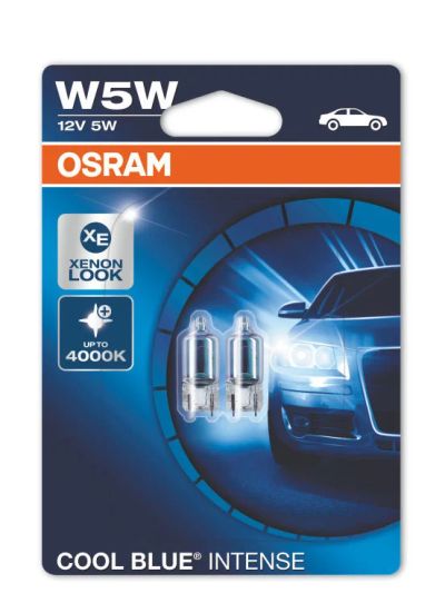 Лот: 11315663. Фото: 1. Osram W5W Cool Blue Intense 2825HCBI-02B. Оптика и освещение