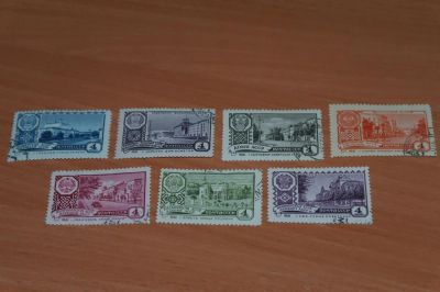 Лот: 3619157. Фото: 1. 1961 Столицы автономных ССР полная... Марки