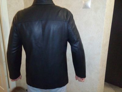 Лот: 8323497. Фото: 1. Кожаная куртка (пиджак). Верхняя одежда