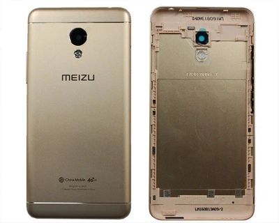 Лот: 14839318. Фото: 1. Задняя крышка Meizu M3s mini Золото. Корпуса, клавиатуры, кнопки