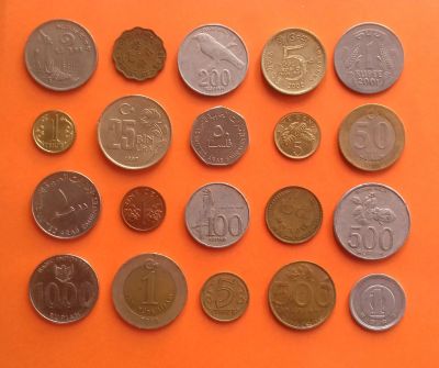 Лот: 19577776. Фото: 1. Лот 20 монет Азии. Отличное начало... Азия