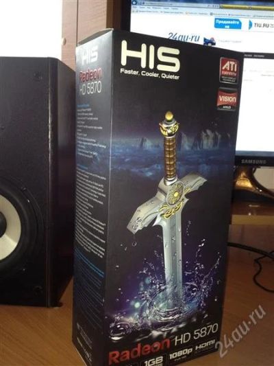 Лот: 2584626. Фото: 1. HIS Radeon HD5870, 1024 mb. Все... Видеокарты
