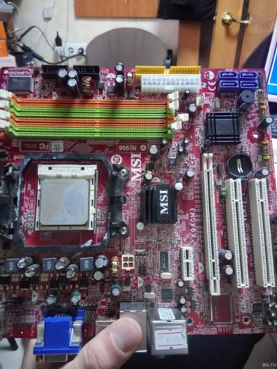Лот: 14530397. Фото: 1. Материнская плата MSI K9AGM3... Материнские платы