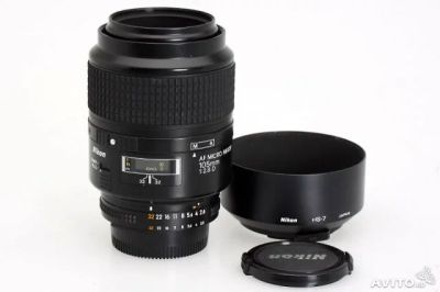Лот: 7835470. Фото: 1. AF Micro Nikkor 105mm 1:2.8D Состояние... Объективы