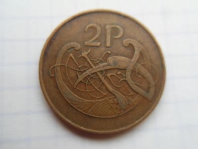 Лот: 8507964. Фото: 1. Ирландия 2 пенса 1971. Европа
