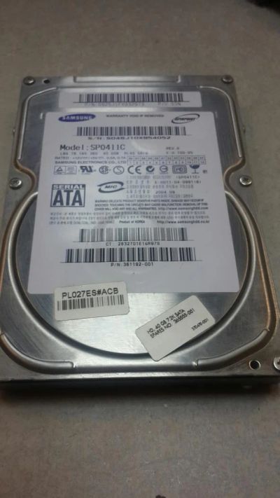 Лот: 5296814. Фото: 1. hdd Samsung. 40gb. Жёсткие диски (HDD)