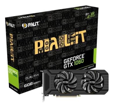 Лот: 12831681. Фото: 1. Palit GeForce GTX1060 Dual 6.0... Видеокарты