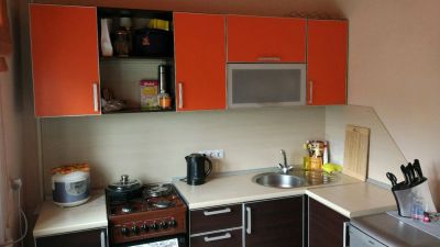 Лот: 9787273. Фото: 1. Кухонный гарнитур orange/venge. Кухонные гарнитуры