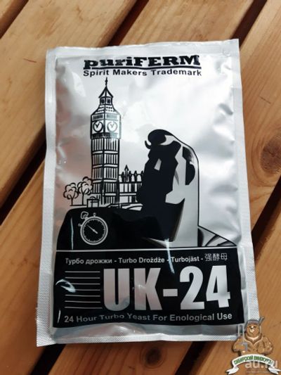 Лот: 14358316. Фото: 1. Турбо дрожжи Puriferm UK-24. Ингредиенты для приготовления напитков