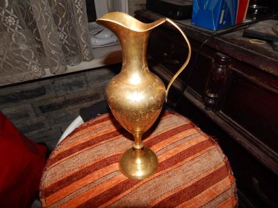 Лот: 4795542. Фото: 1. Раритетный кувшин. Германия. Латунь... Предметы интерьера и быта