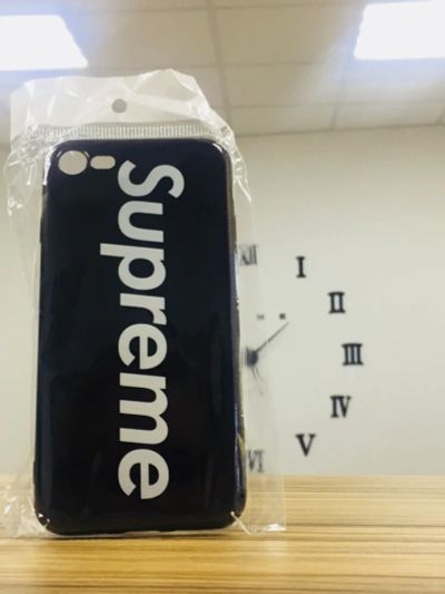 Лот: 11966650. Фото: 1. Чехол iPhone 8 Supreme PC (чёрный... Чехлы, бамперы