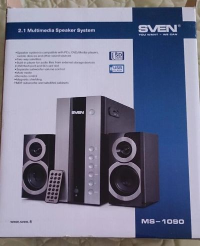 Лот: 7124937. Фото: 1. Sven MS-1090 Компьютерная акустика... Акустические системы