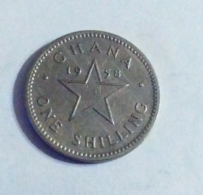 Лот: 25849723. Фото: 1. Гана 1 шиллинг 1958 один год чекана. Африка