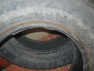 Лот: 1580027. Фото: 1. 175/70 Красный Яр R13 зимние шипованные... Шины