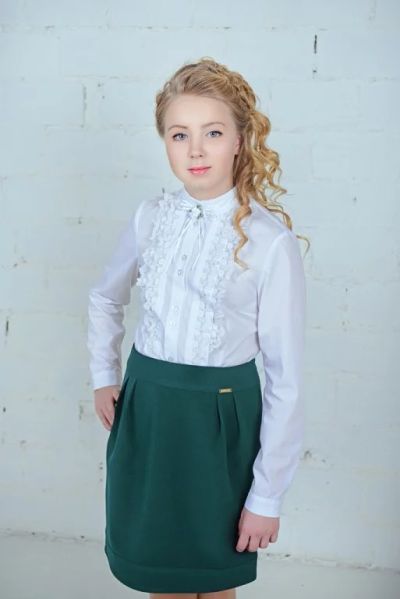 Лот: 6636554. Фото: 1. Очень красивая блуза для девочки... Рубашки, блузки, водолазки