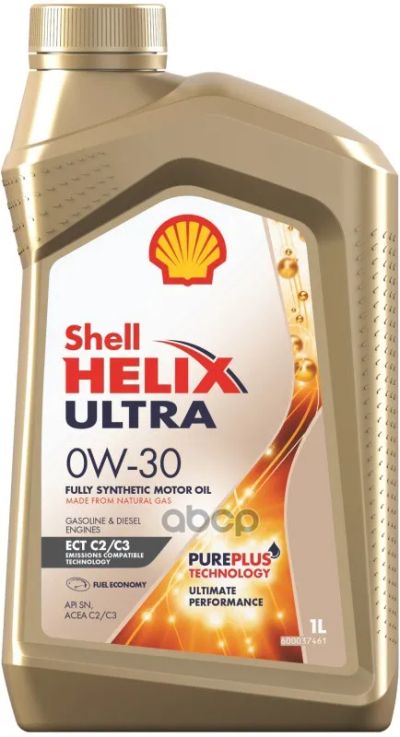 Лот: 21897799. Фото: 1. Shell Shell 0W30 Ultra Ect C2... Электрооборудование