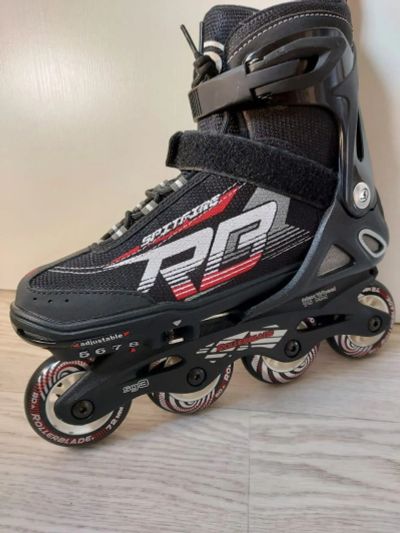 Лот: 17918962. Фото: 1. Роликовые коньки Rollerblade Spitfire... Роликовые коньки, скейтборды, самокаты