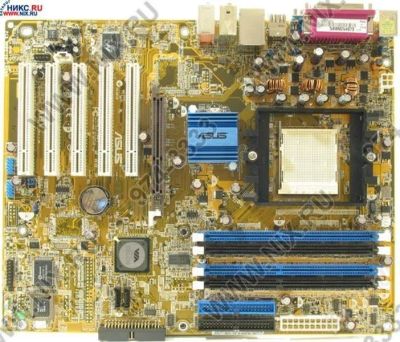 Лот: 410751. Фото: 1. Материнская плата Asus A8V Socket... Материнские платы