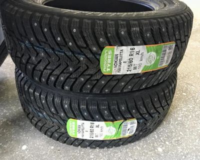 Лот: 19456143. Фото: 1. шины 215/60 R16 Nokian Hakkapeliitta... Шины