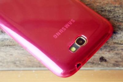 Лот: 3574835. Фото: 1. силиконовый красный чехол на Samsung... Чехлы, бамперы