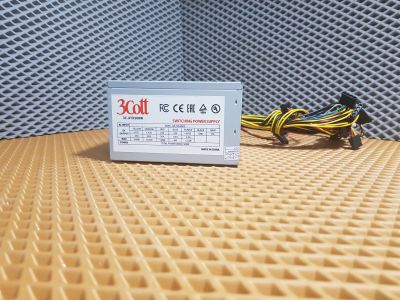 Лот: 20179886. Фото: 1. Блок питания 3Cott 3C-ATX500W. Корпуса, блоки питания