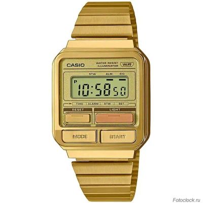 Лот: 21236464. Фото: 1. Casio A120WEG-9A. Оригинальные наручные часы