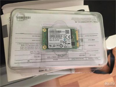 Лот: 10094547. Фото: 1. Sasmsung SSD 850 EVO msata 250ГБ. SSD-накопители