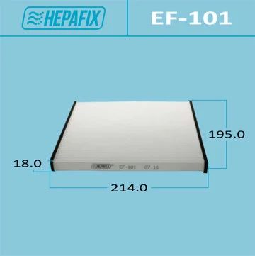 Лот: 18583751. Фото: 1. Салонный фильтр ac-101 hepafix... Расходные материалы