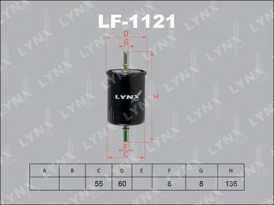 Лот: 13356934. Фото: 1. Lynx LF-1121 Топливный фильтр. Расходные материалы