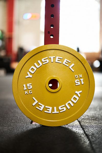 Лот: 23355003. Фото: 1. Стальной диск 15кг YouSteel. Штанги, блины