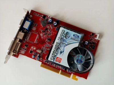 Лот: 17323577. Фото: 1. Sapphire X1550 AGP 8x 256Mb. Видеокарты