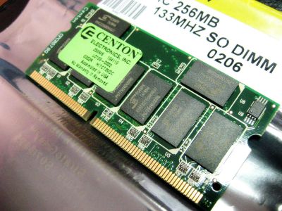Лот: 7483287. Фото: 1. SO-DIMM SDRAM 256MB PC133 (PC-133... Оперативная память