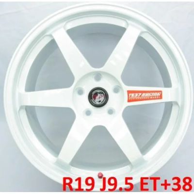 Лот: 5264796. Фото: 1. Rays TE37 R19 J9,5 ET+38 5x114... Диски