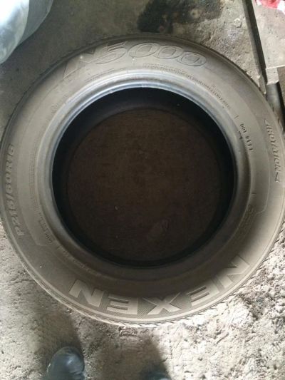 Лот: 5557183. Фото: 1. Летняя резина два колеса б/у nexen... Шины