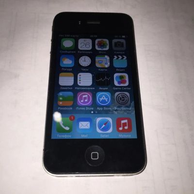 Лот: 6816681. Фото: 1. Apple iPhone 4 8Gb Black ОТС. Смартфоны