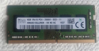Лот: 16477490. Фото: 1. Модуль памяти Sodimm 4Gb DDR4... Оперативная память